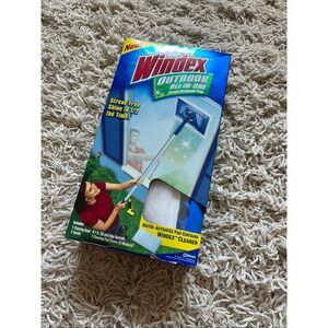 Windex Outdoor All-In-One Glass & Window Cleaning Tool Starter Kit NEW & SEALED